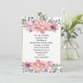 simple faire-part de mariage (Debout devant)