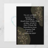 simple faire-part de mariage (Devant / Derrière)