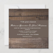 Simple Faire-part de mariage de calligraphie en bo (Devant)