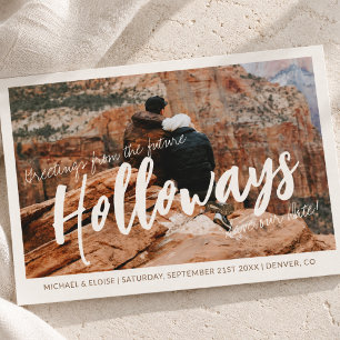 Simple Faire-Part de Mariage de Destination avec P