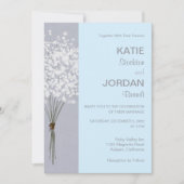 Simple Faire-part de mariage floral Bouquet (Devant)