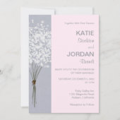 Simple Faire-part de mariage floral Bouquet (Devant)