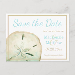 Simple Faire-Part de Mariage Thème Plage