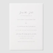 Simple Faire-Part de Mariage Traditionnel (Recto)