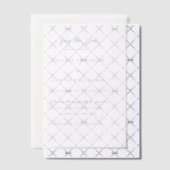 Simple Faire-Part de Mariage Traditionnel (Décalage (Invitation))