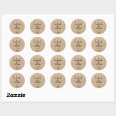 Simple fait maison avec amour | Étiquette de produ (Feuille)