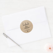 Simple fait maison avec amour | Étiquette de produ (Enveloppe)