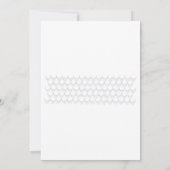 Simple Faith Hope Love Script Faire-part de mariag (Dos)