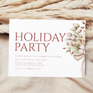 Simple Fête de Noël Invitation