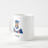Simple fête de remise des diplômes tasse de café (Devant gauche)