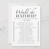 Simple Fête des mariées Voudrait-elle Plaire carte (Devant)