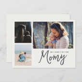 Simple First Moederdag Afbeelding Collage Briefkaa Briefkaart (Voorkant / Achterkant)