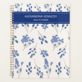 Simple Fleur de Pays Bleue et Blanche (Devant)