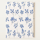 Simple Fleur de Pays Bleue et Blanche (Dos)