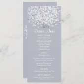 Simple Floral Bouguet Wedding Menu (Voorkant / Achterkant)