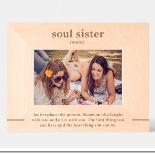 Simple Friends Citer Cadre personnalisé en bois