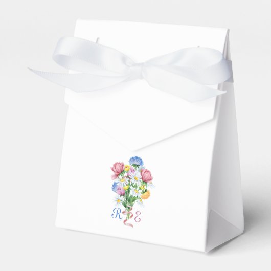 Simple Garden Spring Daisy Wildflower Minimal  Bedankdoosjes (Voorkant Zijde)