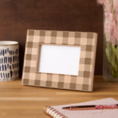 Simple Gingham Pattern Gegraveerde Lijstjes (Links)