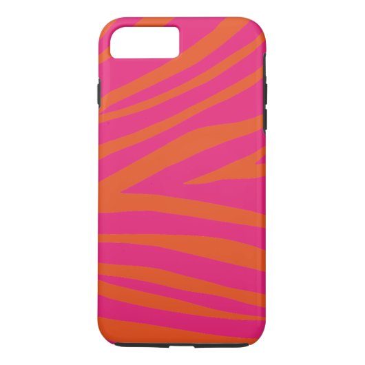 Simple Girly Zebra Stripes Texture Personalized Case-Mate iPhone Case (Achterkant)