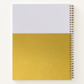 Simple Gold Foil Gratitude Journal Notitieboek (Achterkant)