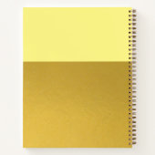 Simple Gold Foil Gratitude Journal Notitieboek (Achterkant)