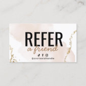 Simple Gold référencez une carte d'ami (Devant)