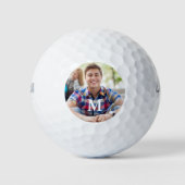 Simple Golfer-fotosjabloon Golfballen (Voorkant)