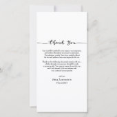 Simple Graduate Photo Love Et Merci Script (Dos)