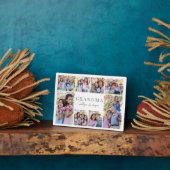 Simple Grandma Photo Collage Fotoplaat (Zijkant)