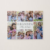Simple Grandpa Photo Collage Legpuzzel (Horizontaal)
