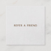 Simple Gray Linen Référence client (Devant)