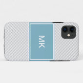 Simple Gray ZigZag Case-Mate iPhone Case (Achterkant (horizontaal))