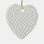 Simple Gray ZigZag Keramisch Ornament (Rechts)