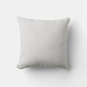 Simple Gray ZigZag Kussen