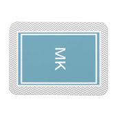 Simple Gray ZigZag Magneet (Horizontaal)