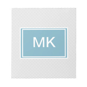 Simple Gray ZigZag Notitieblok