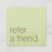 Simple Green Linen - Référence client (Devant)