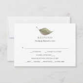 Simple Green Meal Choice RSVP (Voorkant)