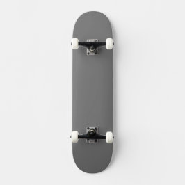 Simple Grey Authority® Skateboard