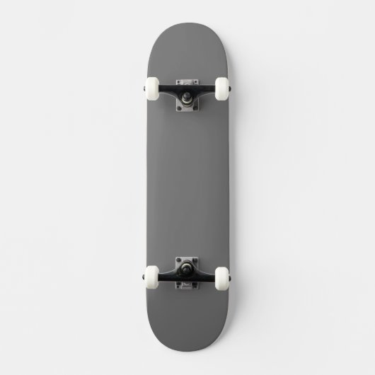 Simple Grey Authority® Skateboard (Voorkant)