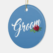 Simple Groom Floral Wedding Calligraphy | Ornement (Gauche)