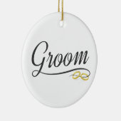 Simple Groom Floral Wedding Calligraphy | Ornement (Droite)