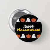 Simple Halloween Pumpkin en Ghost Button (Voorkant /achterkant)
