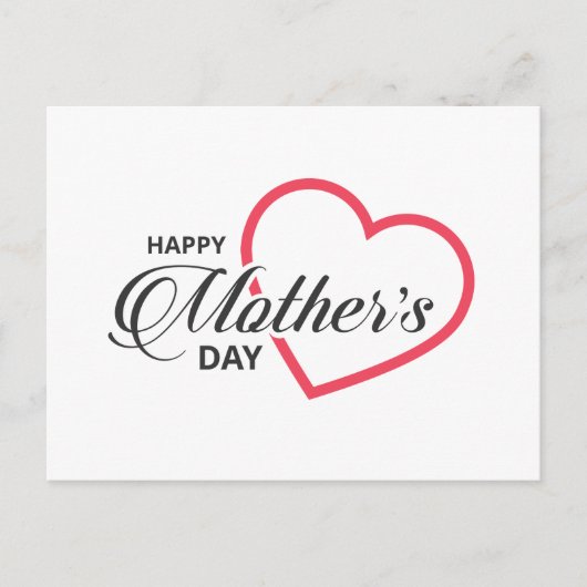 Simple Happy Moederdag | BRIEFKAART (Voorkant)