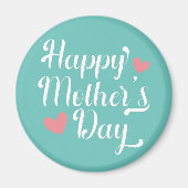 Simple Happy Moederdag Calligraphy | Magneet (Voorkant)