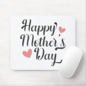 Simple Happy Moederdag Calligraphy | MUISMAT (Met muis)