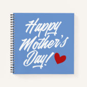 Simple Happy Moederdag Calligraphy | NOTITIEBOEK (Voorkant)