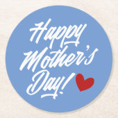 Simple Happy Moederdag Calligraphy | ONDERZETTER (Voorkant)