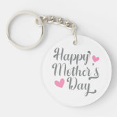 Simple Happy Moederdag Calligraphy | SLEUTELHANGER (Voorkant)