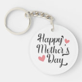 Simple Happy Moederdag Calligraphy | SLEUTELHANGER (Voorkant)